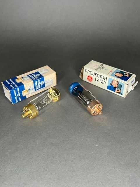 GE DAK 500W 120V PROYECCIÓN PROYECTOR BOMBILLA 2-Pack-NUEVO STOCK ANTIGUO Foto 2 de 3