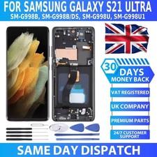 Samsung Galaxy S21 Ultra OLED Display Screen Replacement Digitizer Assembly UK