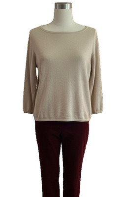 Silk Cashmere Blend Knit Pullover Sweater By All Points