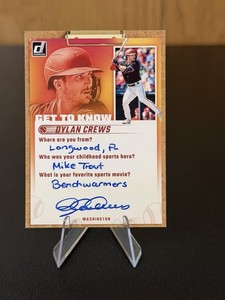 Dylan Crews Auto | eBay