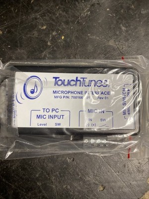 TouchTunes Digital Jukebox Microphone Interface PN 700166-001