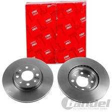 2X TRW BREMSSCHEIBEN 257mm BELÜFTET VORNE PASSEND FÜR ALFA ROMEO 145 146 155