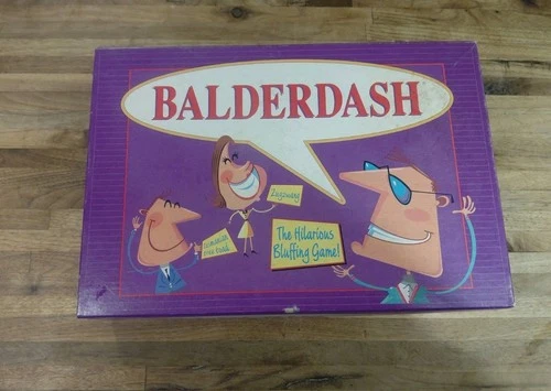 Balderdash The Hilarious Bluffing Game Vintage 1995 Parker Brothers Complete Set