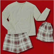 WonderShop-Women's 3pc multicolor plaid pajama set size M tag 25