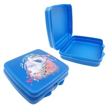 Tupperware Lunchbox OLAF Anna und Elsa Brotdose Eiskönigin FROZEN  blau 