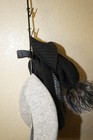 Lot of 3 Black Metal Hanging Display Racks Hat Purse Belt Scarf Organizer — photo 4