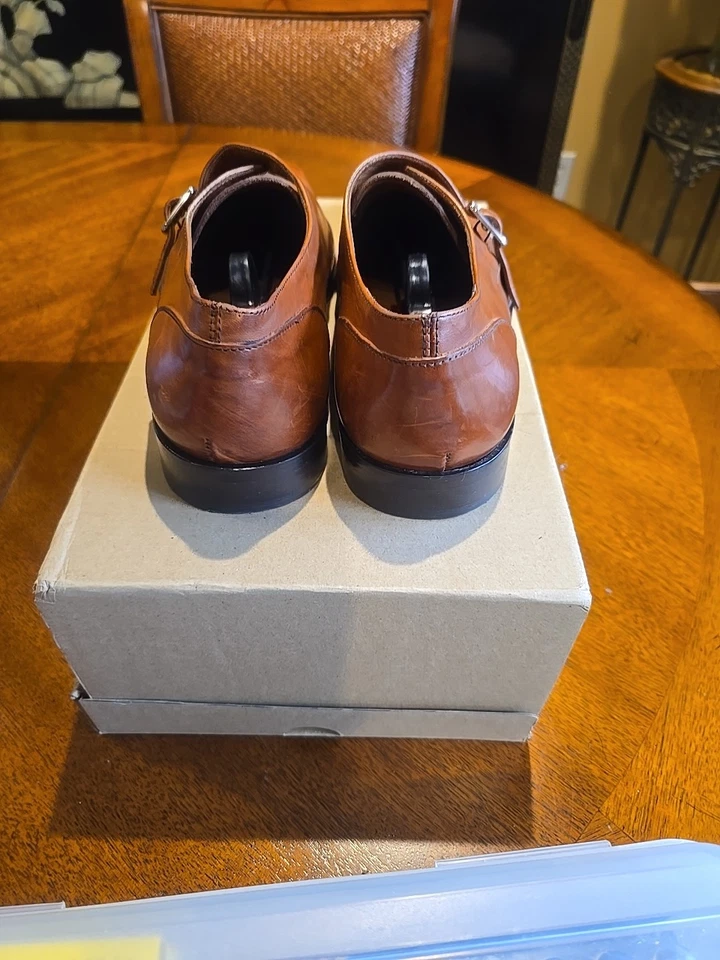 Vero Cuoio 男式正装鞋,11.5 码,皮革,僧侣带,意大利制造 — 第 2/4 张图片