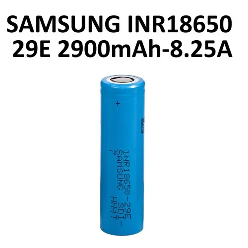 SAMSUNG INR18650-29E 2900mAh Lithium Cell - 8.25A