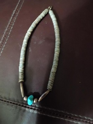 Vintage santco Domingo 1960's, melon shell , h e I s h I care SS 925 choker
