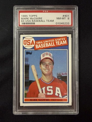 1985 Topps Mark McGwire 84 USA Baseball Team #401 NM-MT 8