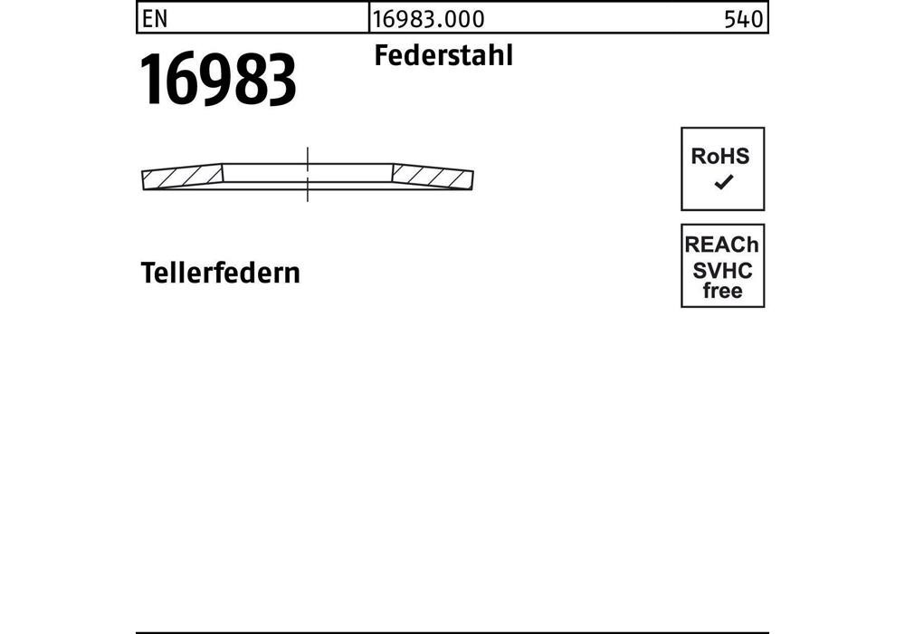 Рейхер Tellerfeder EN 16983 180x92,0x4,8 Федерсталь
