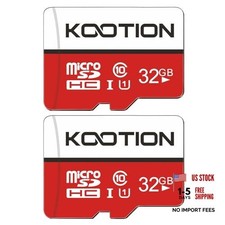 32GB Micro SD Card 2-Pack Class 10 Micro SDHC Card UHS-I Memory 32GB x2 2 Pack