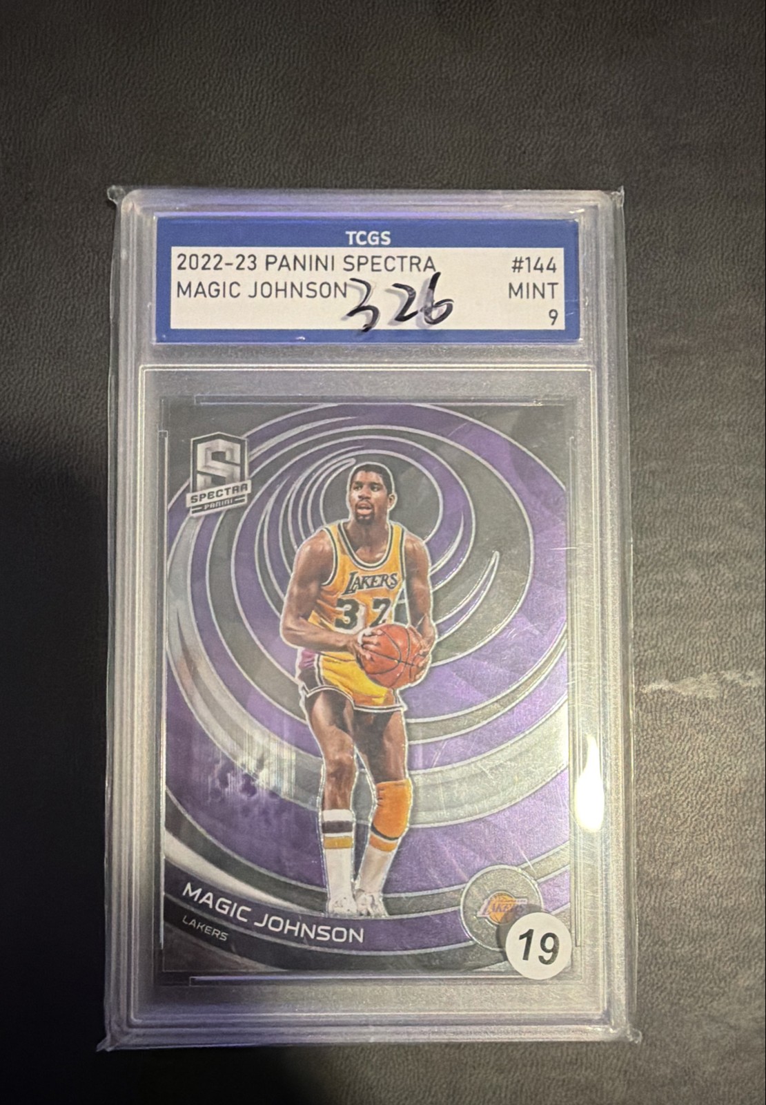 2022-23 Panini Spectra - Magic Johnson #144 Nebula Prizm  