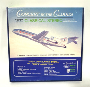 Concert in the Clouds Classical American Airlines Reel to Reel 7.5 IPS Tape