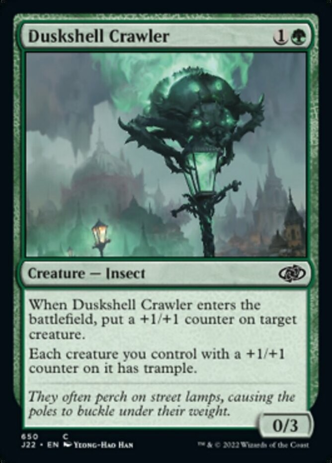 Duskshell Crawler Light Play, English Magic the Gathering MTG Jumpstart 2022