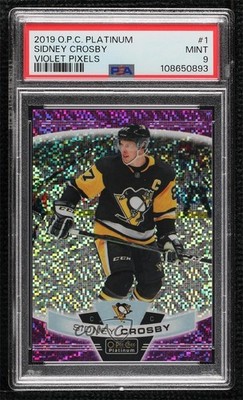 2019-20 O-Pee-Chee Platinum Violet Pixels 233/399 Sidney Crosby #1 0cy