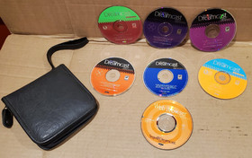 Official Sega Dreamcast Magazine Demo Disc Lot Discs + case holder