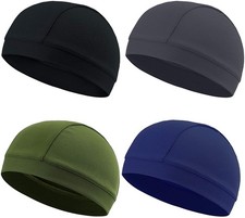 Skull Cap Helmet Liner for Men Motorcycle Hard Hat Liners Cycling Football Sport