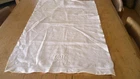 VINTAGE    IRISH HUCKABACK  LINEN  DAMASK  GUEST TOWEL - MONOGRAMMED 'C.Y.C'