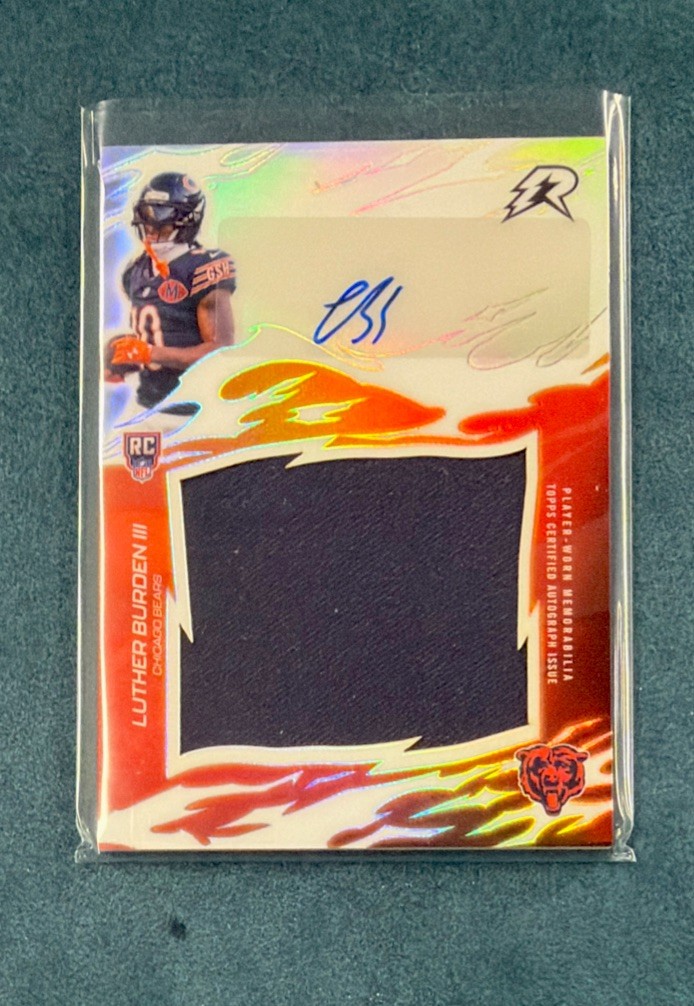 Luther Burden 2025 Topps Resurgence Resurgence Rookie Relic Signatures #RRSLB Base