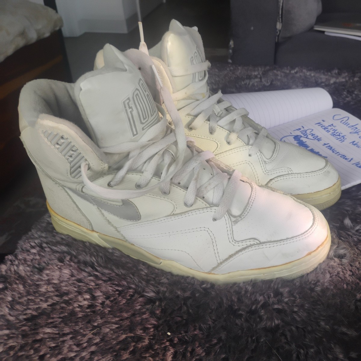 NIKE AIR DELTA FORCE ビンテージ　29㎝ Nike Vintage 1990 Air Delta Force High Great Condition Men's 8.5