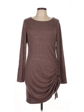 Nine West Women Brown Casual Dress L