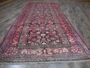 Anatolian Vintage Turkish Rug HandMade Turkish Tribal Geometric Rug 5x10.8 Ft