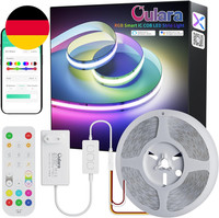Oulara Rgb Smart Ic Cob Led Streifen 6M,24V Adressierbar Rgb Led Strip Licht Mit