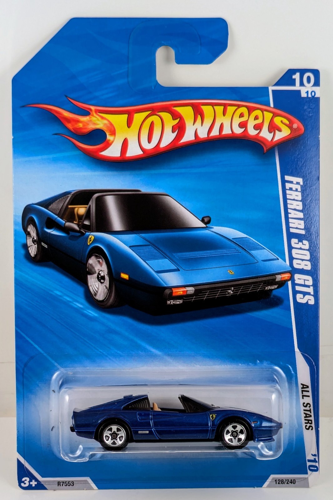 Ferrari 308 GTS / Blue / Hot Wheels / 2010