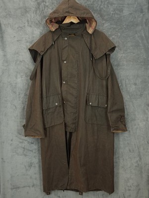 Game Technical Apparel Jacke Herren mittelbraun Wachs lang Reiten Jagd Country