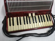 Fisarmonica Paolo Soprani Vintage Anni '60 Rossa Madreperla – Made in Italy