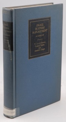 Signed Hosmer, W. Arnold - Small business management;: A casebook, R.D. Irwin un