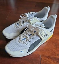 Size 12 - Puma Anzarun Lite Mens Lace Up White / Black Running Shoes