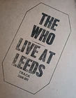 The Who LP Live At Leeds UK Track 1st Press BLACK LETTERS & COMPLETE LOVELY COPY