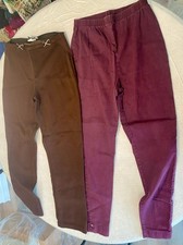 Two Vintage Women  s Pants Sweatpants Stretch Imagio Faded Glory Size Large
