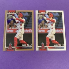 2026 Topps Series 1 - Zach Neto #230 Gold /2026 & 1 Base  Los Angeles Angels