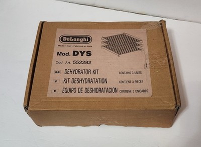 DeLonghi Dehydrator Replacement Racks (3) Cod. Art. 552282 Mod. DYS New in Box