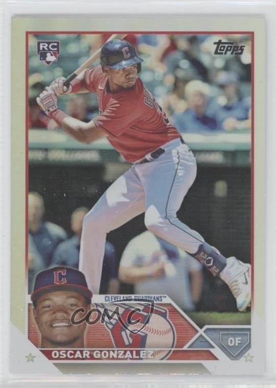 2023 Topps Series 1 Rainbow Foil Oscar Gonzalez #119 0m4q