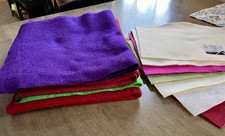 Crafter's Square Multicolor Craft Felt Sheets Mixed Sizes. Multi Colors