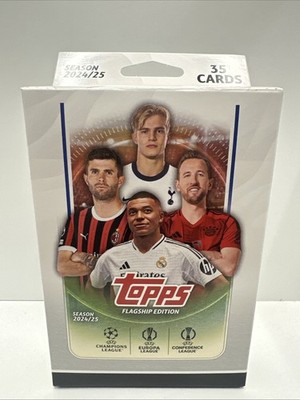 2024-25 Topps UEFA Flagship Hanger Box Factory Sealed 