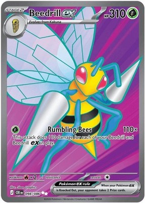 Beedrill ex - 098/086 - ME04: Chaos Rising (CRI)