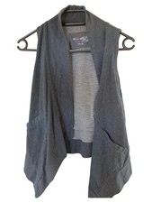 OPUS Weste Damen Gr. 38/M Grau Casual Baumwolle Leichte Weste