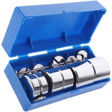  1 ensemble de poids à fente en métal : 2 g, 5 g, 10 g, 20 g, 50 g, 100 g, poids