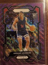 2024 Panini Prizm Draft Picks - Purple Wave - Rookie - Keshad Johnson (RC)