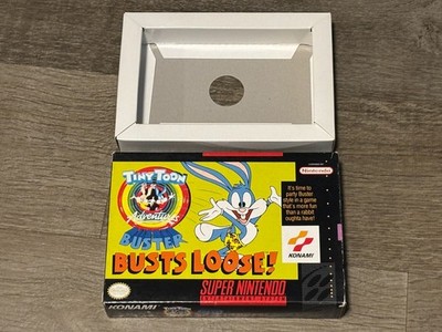 Tiny Toon Adventures Buster Busts Super Nintendo Snes *Box & Tray Only* No Game