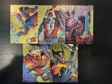 1995 Fleer Ultra Marvel X-Men NEAR COMPLETE GOLD HUNTERS STALKERS CARD SET LOT