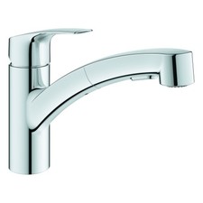 GROHE Eurosmart Einhand-Spültischarmatur, Ausladung 227mm, schwenkbar,