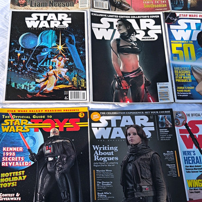 Star Wars Insider Magazin-Konvolut 1998 Collector s Cover Carrie Fisher, Neeson