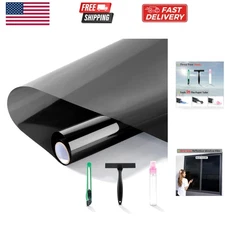 One-Way Window Privacy Film with Installation Tools, PET Material,Heat Contro...