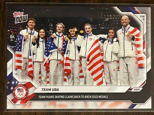 Team USA - 2026 Olympics Topps NOW® - Card 4 - PR: 1295